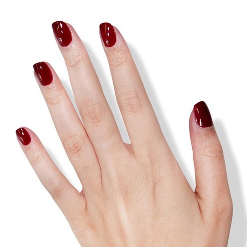 LONDONTOWN Lakur Nail Polish - Lady Luck Dark Red | Long-Lasting, Chip-Resistant Formula