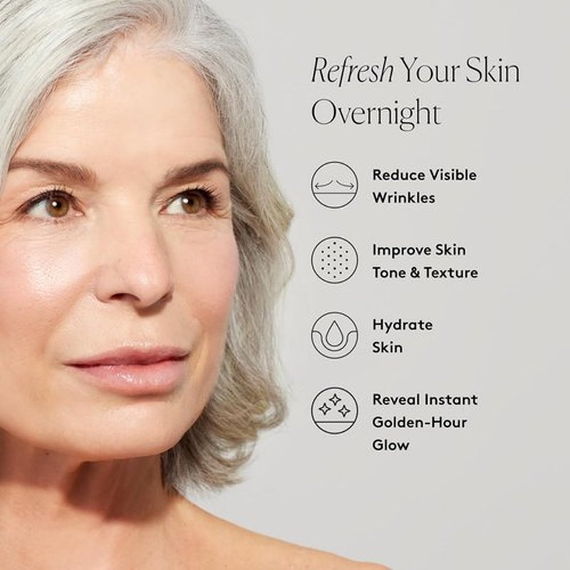 Naked & Thriving Night Set - Renew Resurfacing Serum (30 mL) & Rejuvenate Face Oil (35 mL) with Hyaluronic Acid & Fruit AHAs