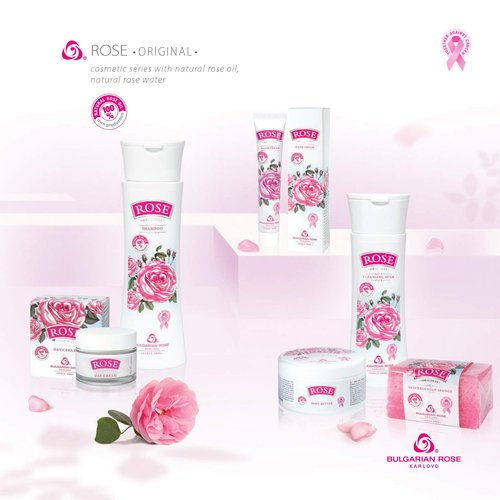 Bulgarian Rose Hand Cream with Natural Rose Oil for moisturizing and rejuvenating the skin