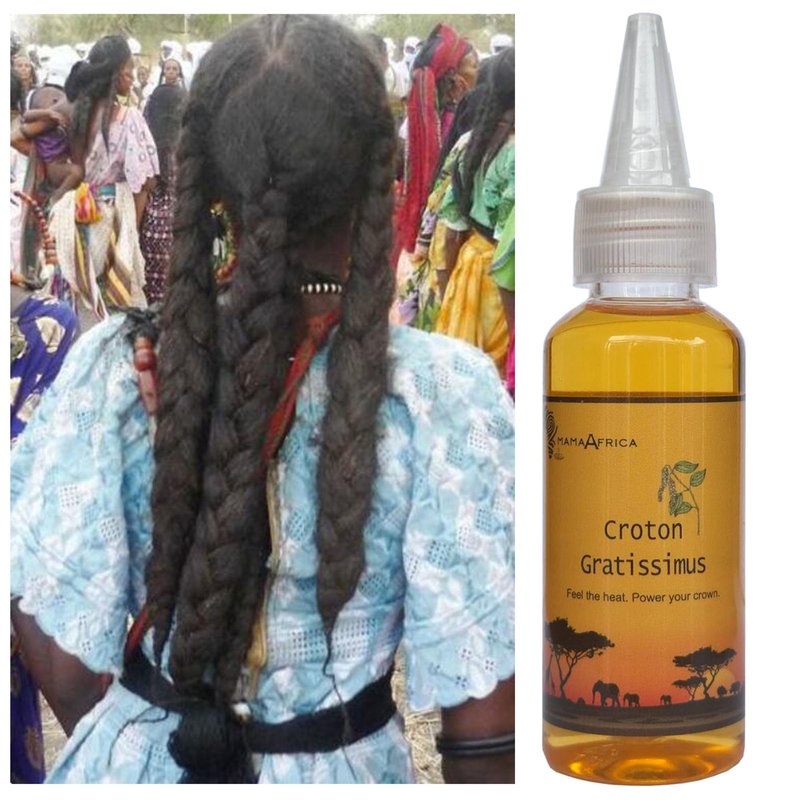West African Scalp Awaken Oil — Herbal Blend with Castor oil and Rosemary Oil for Fuller-Looking & Stronger-Feeling for 3C–4C Kinky & Coily Hair