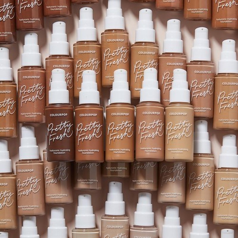 ColourPop Pretty Fresh Liquid Foundation - Hydrating Foundation with Medium, Buildable Coverage & a Natural Finish - Enriched with Hyaluronic Acid & Coconut Water - Fair 20N (1 oz)
