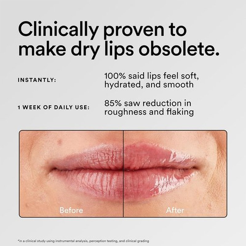 Experiment Softwear Smoothing Lip Treatment Balm - 24HR Hydration with Squalane & Pomegranate - Vegan Formula for Extra Dry Lips - 0.34 FL OZ