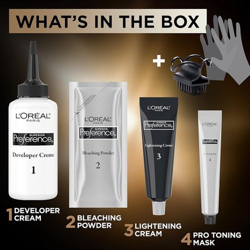 L'Oreal Paris Balayage Kit - At-Home Hair Dye for Highlights with Pro Toning Mask | Light to Dark Blonde