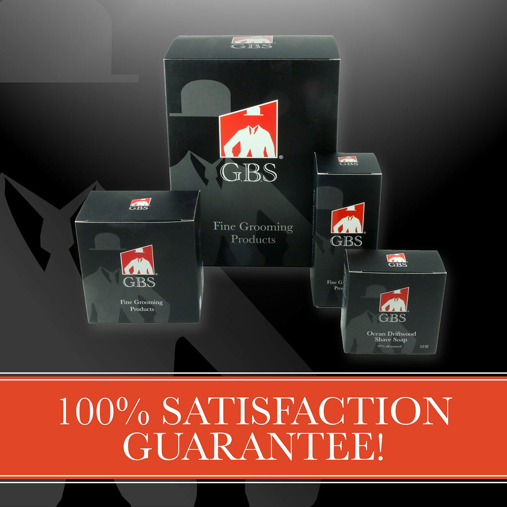 G.B.S Black Shaving Brush for Wet Shave Using Shaving Cream & Soap- Best Shave of Your Life for Safety Razor, Double Edge Razor, Straight Razor or Shaving Razor