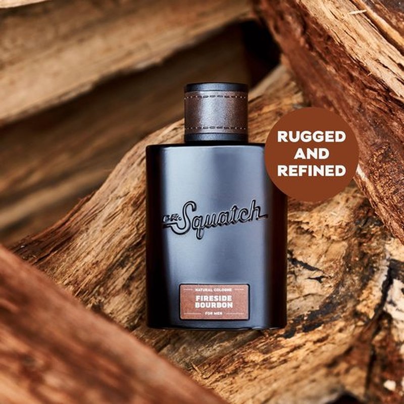 Dr. Squatch Natural Cologne for Men - Fireside Bourbon Scent with Scent-Lock Technology | 1.7 fl oz