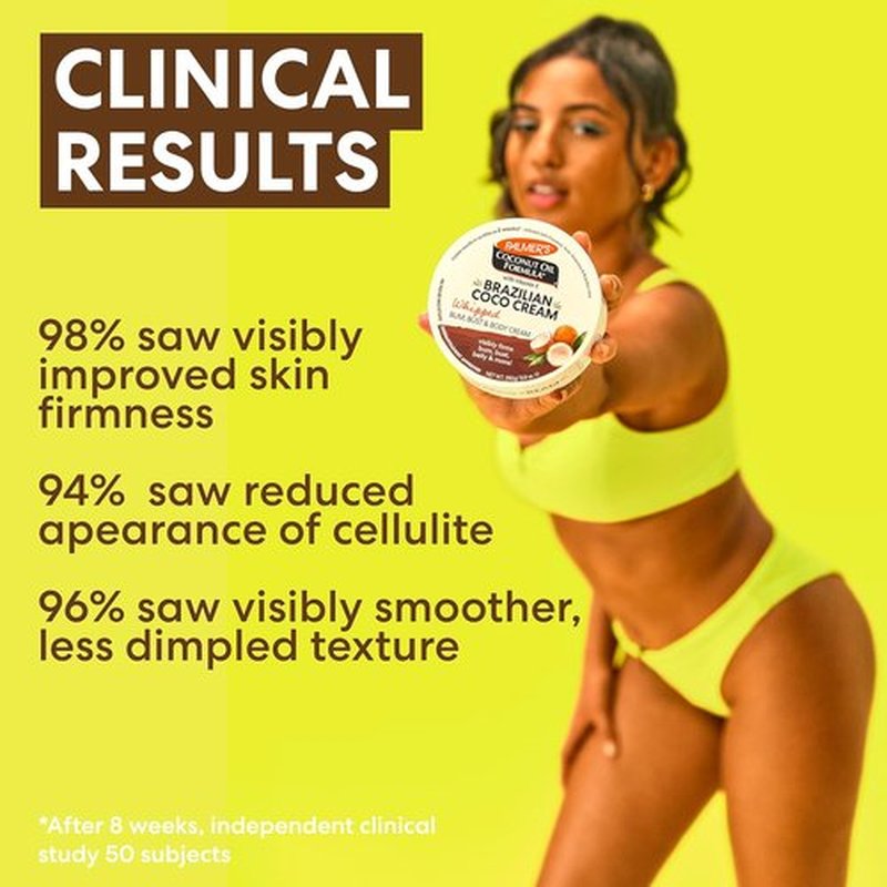 Palmer's Coconut Oil Formula | Brazilian Coco Cream with Vitamin E - 8.8 Fl Oz, Skin Tightening & Firming Cream