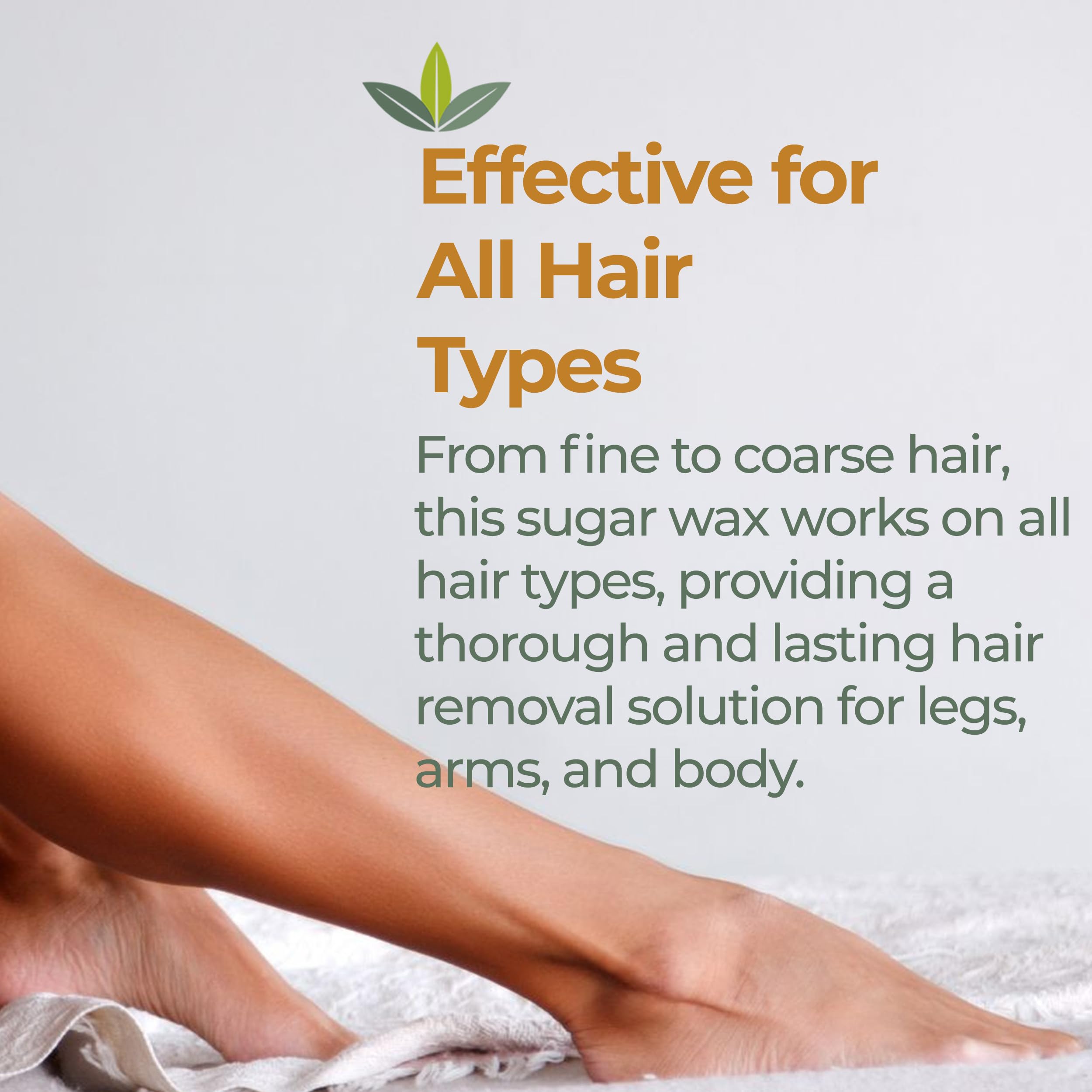 Nature's Sugar - Sugar Wax Firm Paste, Coarse Hair & Brazilian - 32 oz