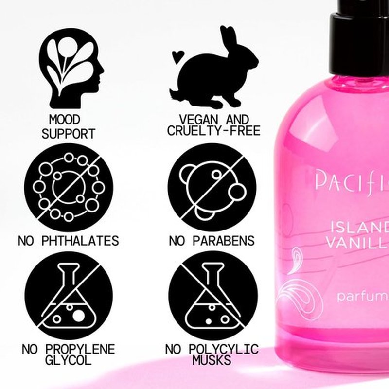 Pacifica Island Vanilla Spray Perfume - 2 Ounce | Long-Lasting, Sweet Fragrance