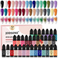 JODSONE 32 Colors Airbrush Gel Nail Polish kit, No Dilution Gel Nail Polish Strong Coverage, Highly Saturated Colors Ideal for at Home Salon Use Girls Gift