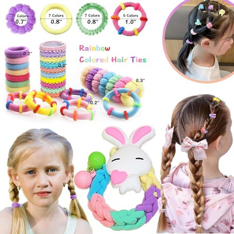 252 Pcs Hair Accessories for Girls, Back to School Hair Accessory Gift Hair Stuff Including Jewlry Box,Hair Clips,Hair Barrettes,Hair Ties,Hair Bows for Little One Teen Age 3-12