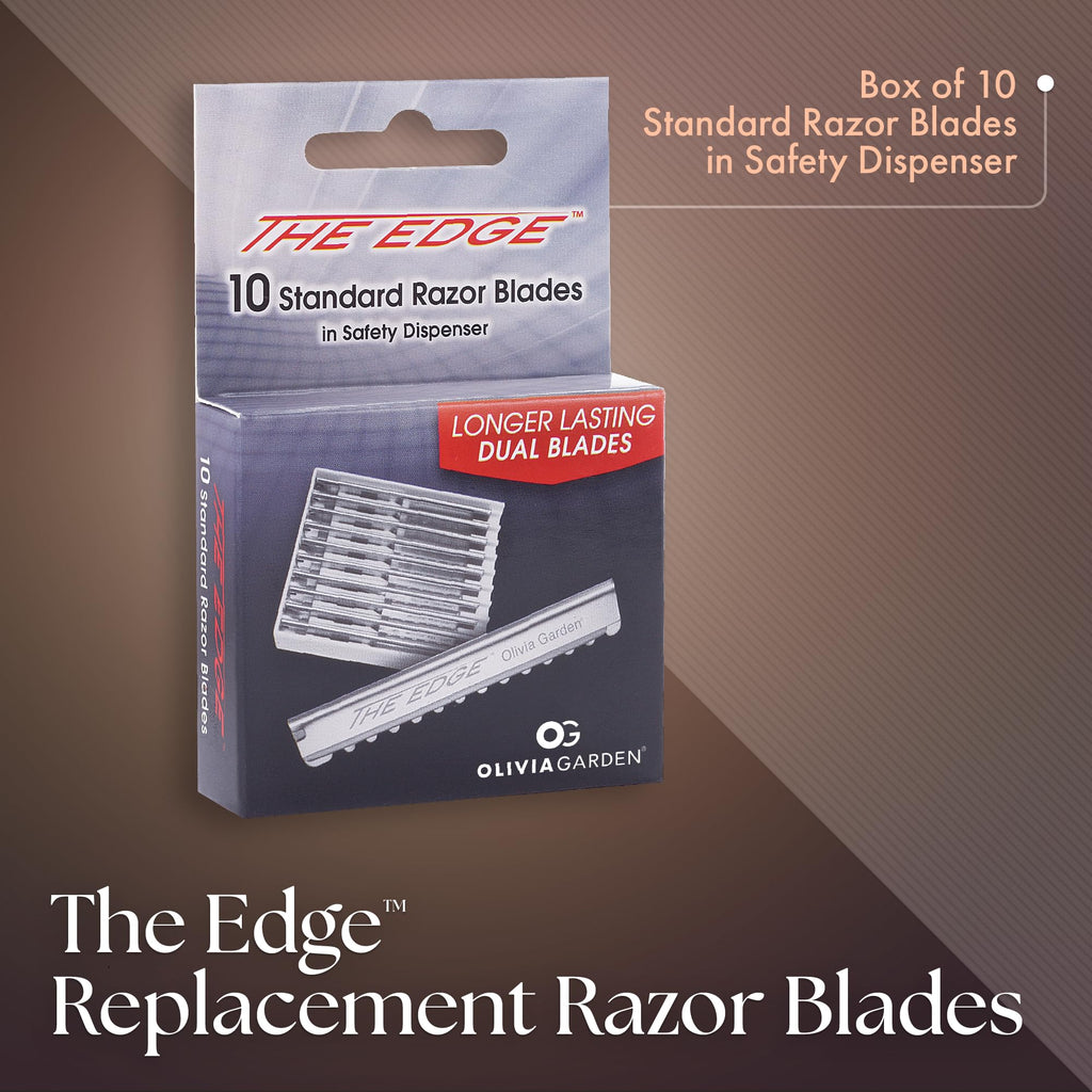 Olivia Garden The Edge™ - box of 10 replacement blades
