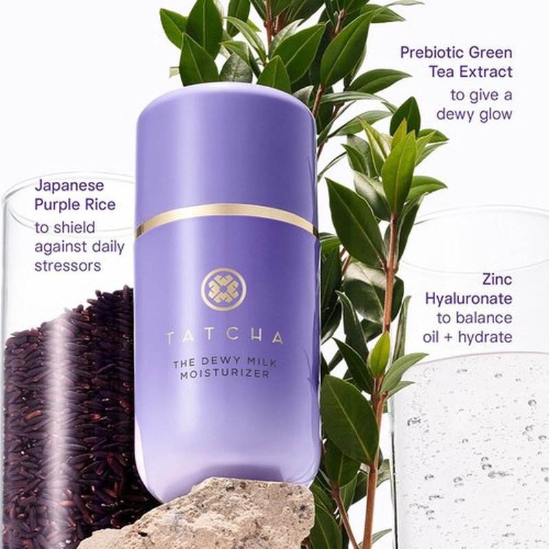 Tatcha Dewy Milk Moisturizer - Lightweight Oil-Balancing Hydration for Bouncy Skin & Lasting Glow