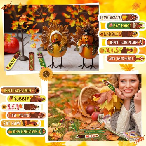 Gisafai 48 Pcs Thanksgiving Party Favor Gifts Bulk Thanksgiving Nail Files Fall Double Sided Emery Board for Nails Autumn Manicure Tools Happy Turkey Emery Boards for Thanksgiving Supplies 12 Styles