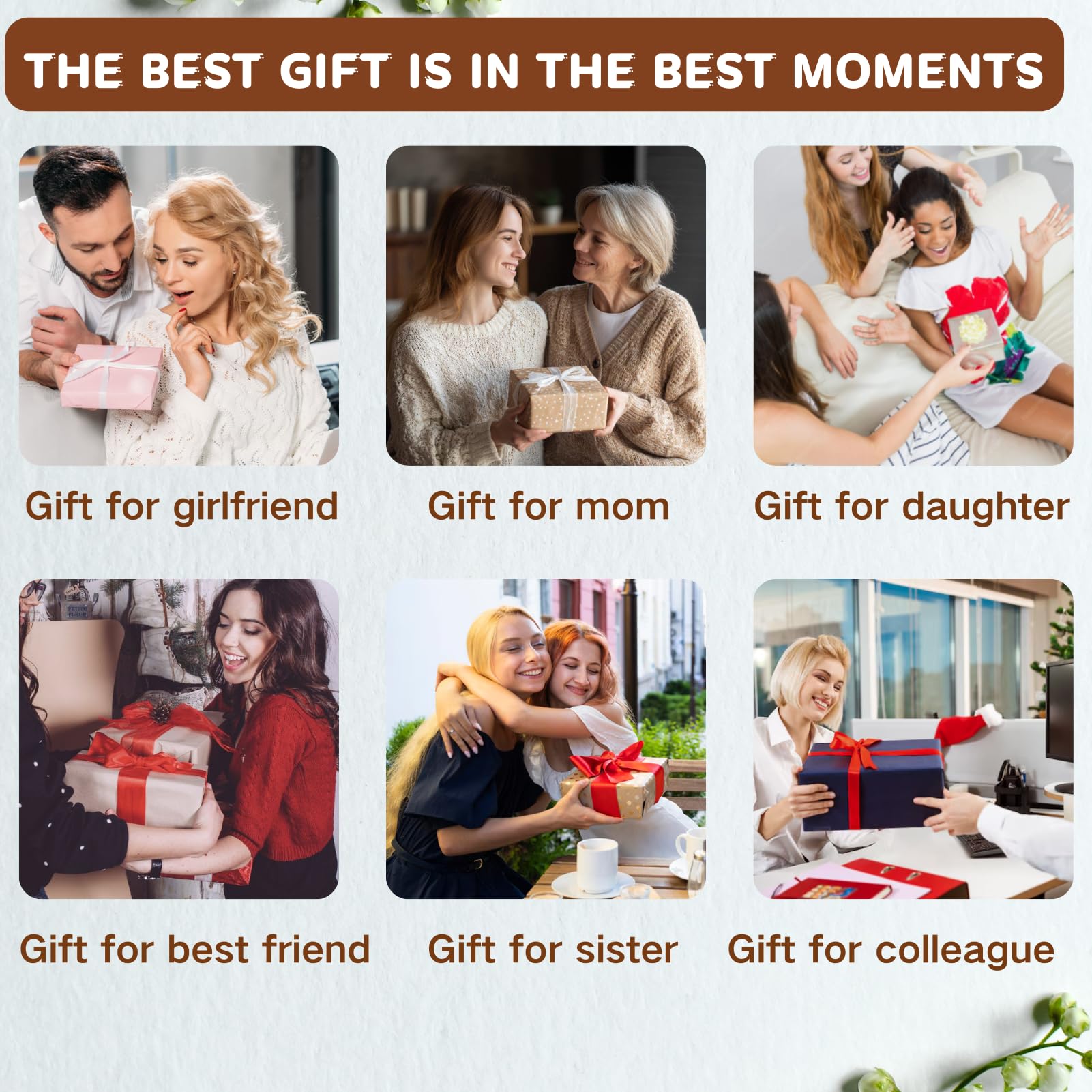 Skincare Tool Gifts Set for Her, Women, Daughter, Mom, Teen Girls - Gua Sha & Jade Roller, ice roller for face, Self Care Gifts Set, Eye Mask, with Greeting Card, Girlfriend Birthday Gift