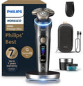 Philips Norelco Shaver i9000 Prestige - Ultra Wet & Dry Electric Shaver with SenseIQ Pro Technology | Dark Slate Finish, Triple Lift & Cut System