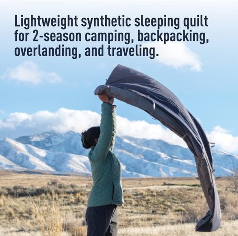 Sea to Summit Glow 50-Degree Camping Quilt - Lightweight, Compact Design for Ultimate Comfort