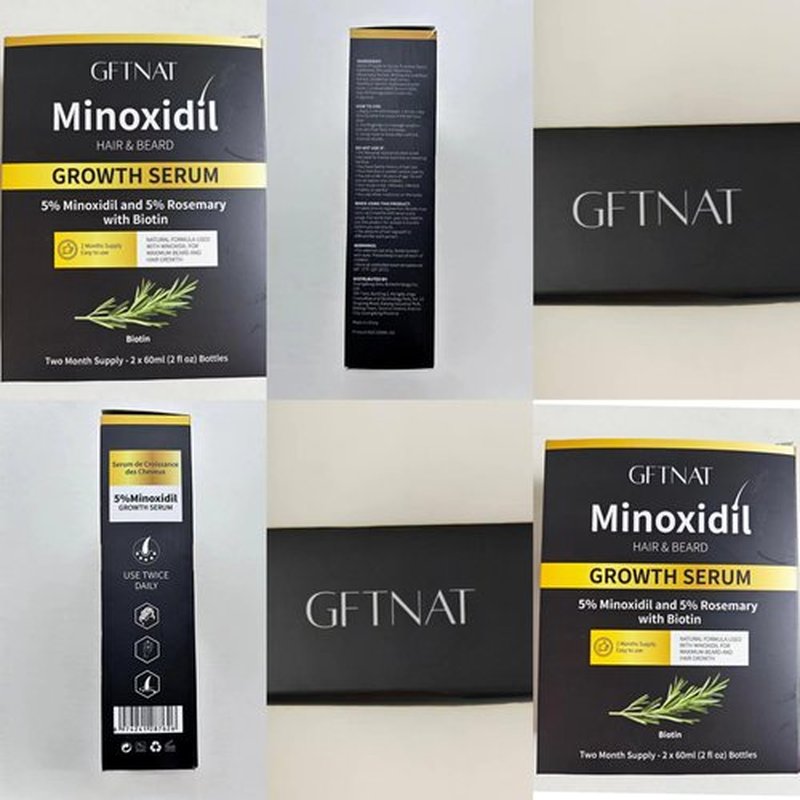 5% Minoxidil Spray for Men and Women Hair Loss Solution with Biotin and Rosemary Hair Growth Serum, Extra Strength 5 Percent Minoxidil for Thicker Fuller Hair Regrowth, 2 Fl Oz (Pack of 2)