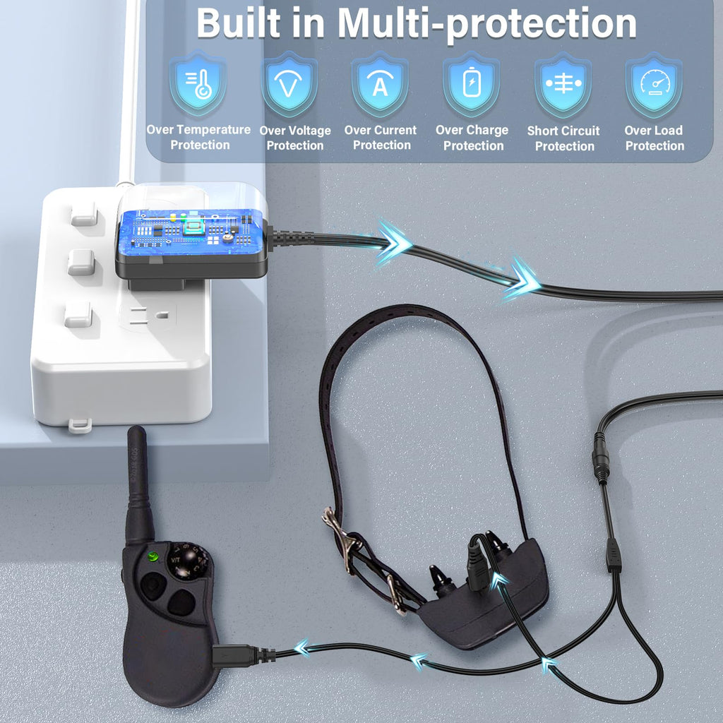 5V Dog Trainer Collar Charger Compatible with SportDOG Power Cord AC Adapter for SportDOG Training Shock Remote Collar SD-425 SD425 SD-425S SD-825 SD-425CAMO, Plug Cable for Sport DOG FieldTrainer 425