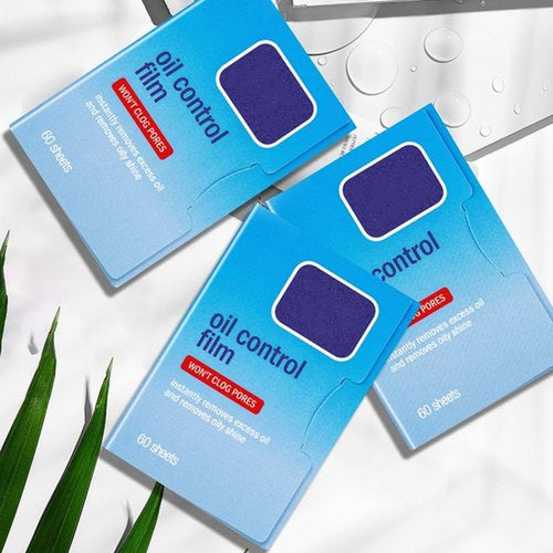 2 Packs Oil Blotting Sheets for Face (120 Sheets) - Oil Absorbing Blotting Papers for Oily Skin, Makeup-Friendly & Portable Oil Wipes