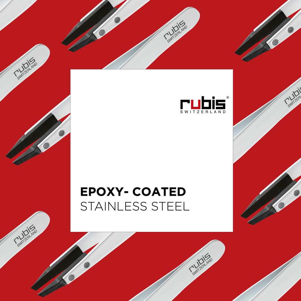Rubis Tweezer, Classic Techno, White 1KS105,Rubis Switzerland Swiss Made World Renowned Precision