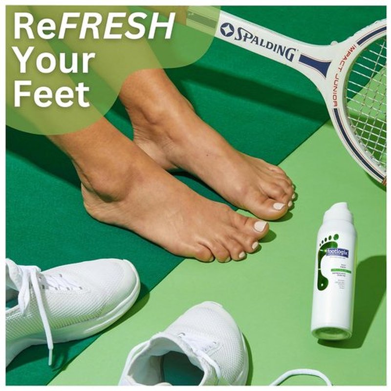 FOOTLOGIX Foot Deodorant Spray - Long-Lasting Odor Control | 4.23 Fl Oz