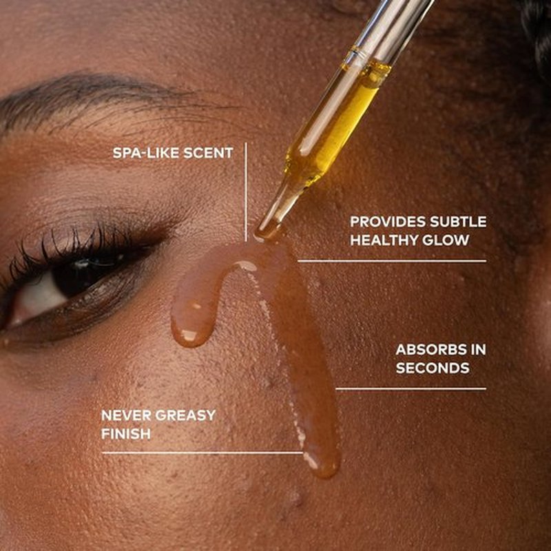 Onekind Golden State Anti-Aging Botanical Face Oil - Brighten, Firm & Hydrate Dry Skin with Rosehip & Sea Buckthorn Extract