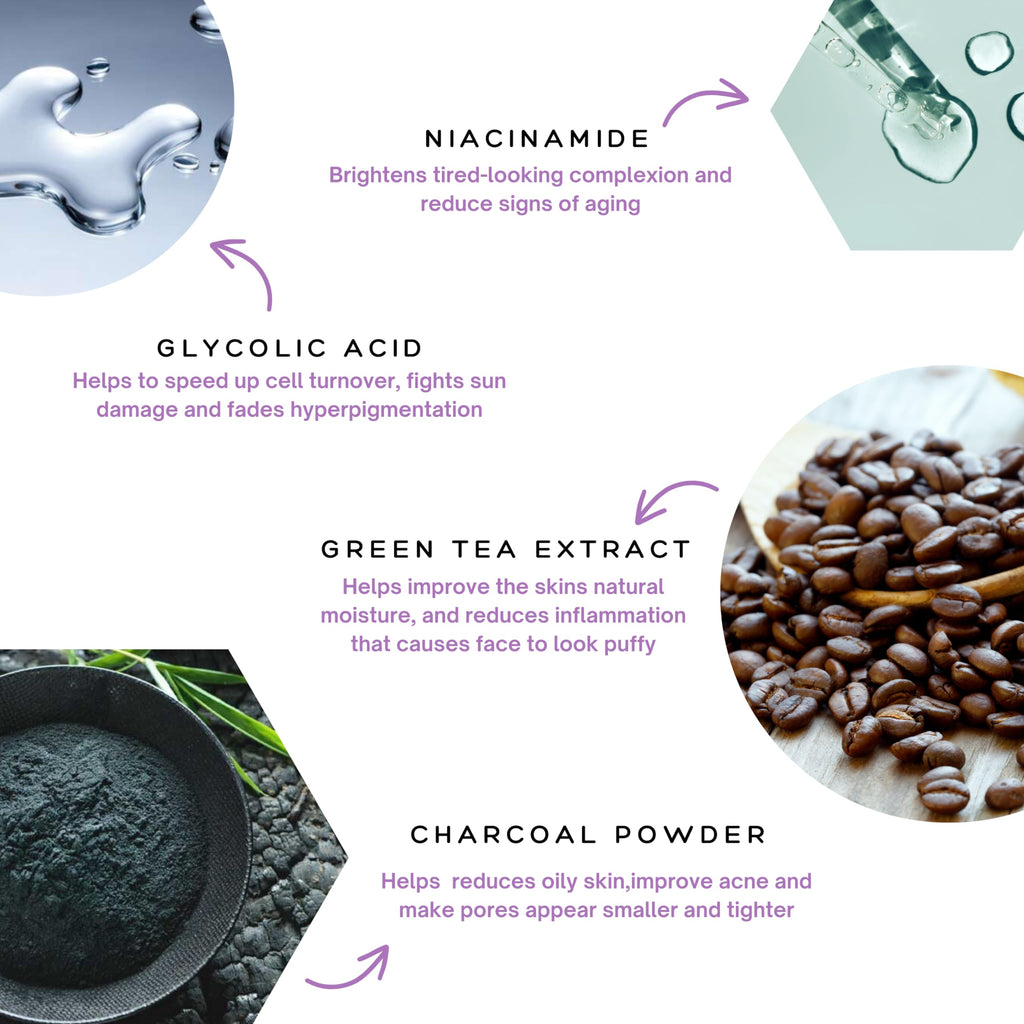 Spa Sciences - Mattifying Potion - Made in the USA- Purifying Oil-control Moisturizer - With Charcoal Powder, Niacinamide, Glycolic Acid - Control, Hydrate, Protect - Vegan - For All Skin Types -1.8oz