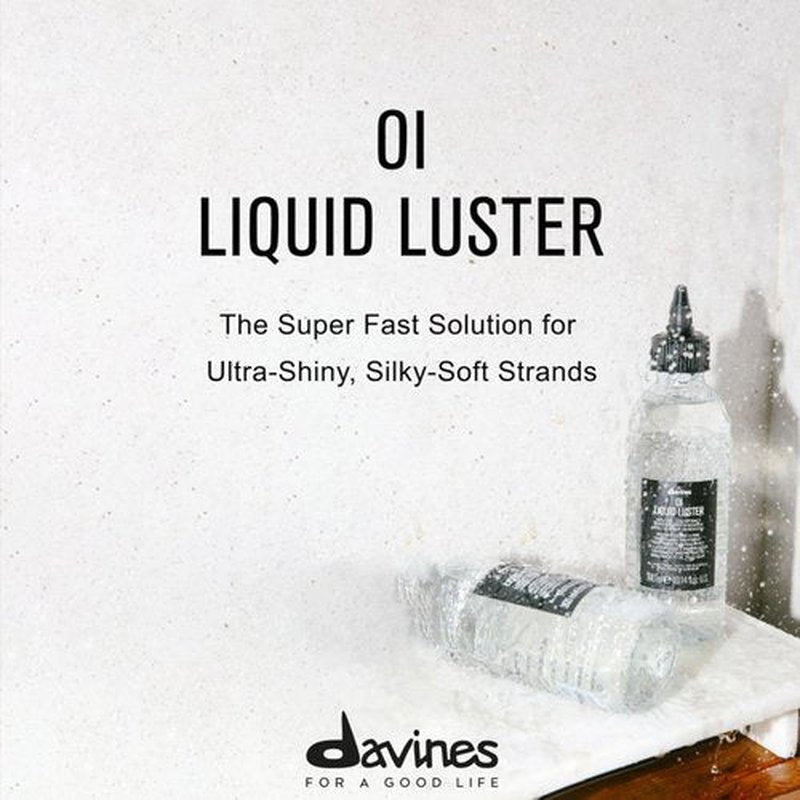 Davines OI Liquid Luster - Weightless Hair Treatment for Instant Shine & Softness | 10.14 Fl Oz