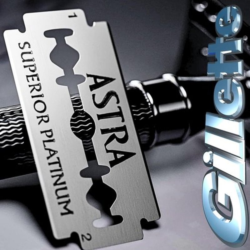 Astra Platinum Double Edge Safety Razor Blades - 50 Premium Blades for a Smooth Shave