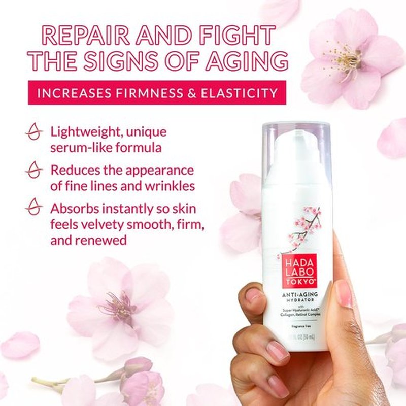 Hada Labo Tokyo Anti-Aging Hydrator - Deep Moisture Formula for Youthful Skin | 5.1 Fl Oz