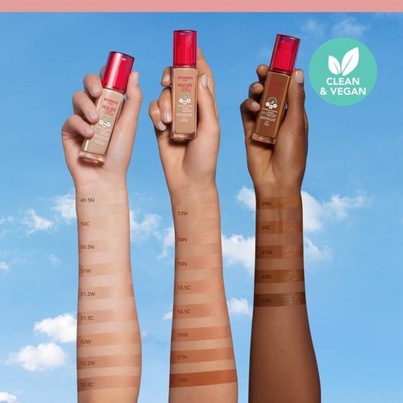 Bourjois Healthy Mix Clean & Vegan Foundation - 51.2W Golden Vanilla