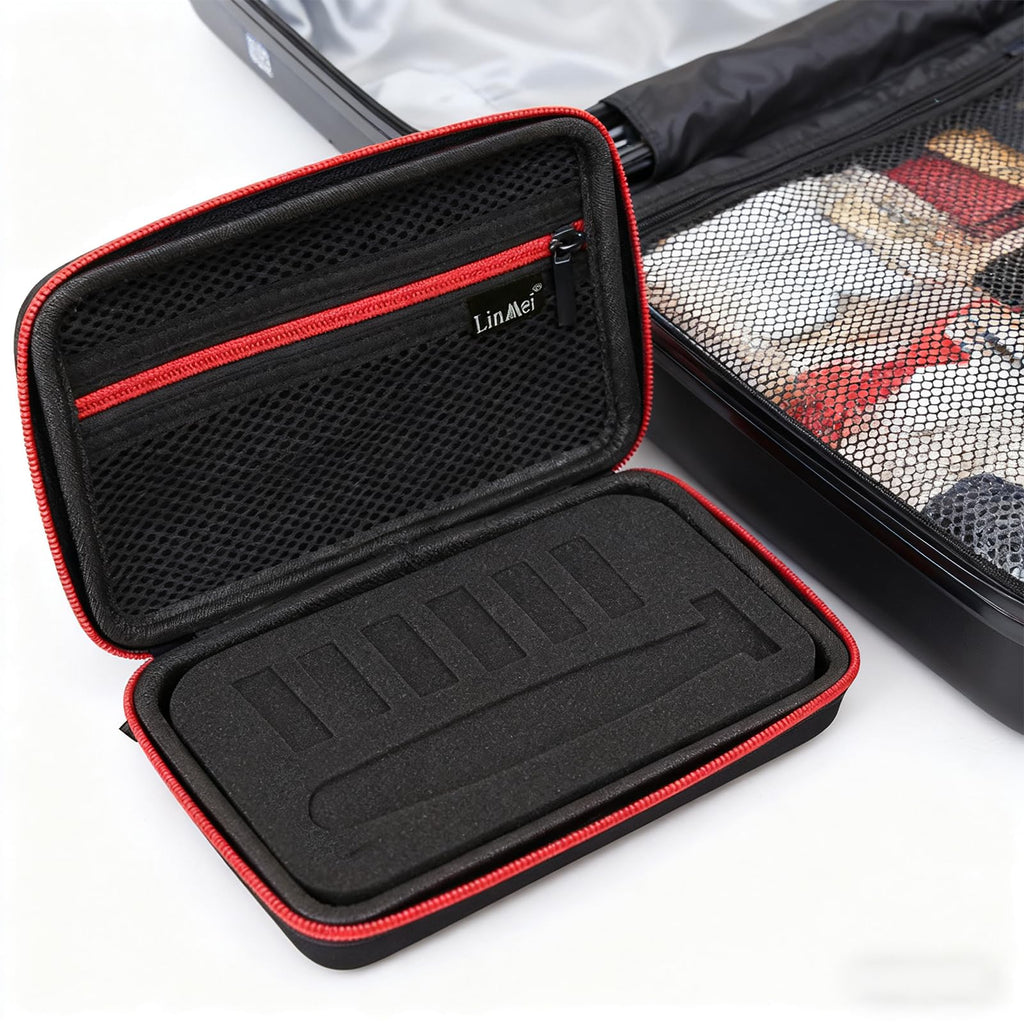 LinMei Travel Shaver Case Compatible with One Blade QP2724/90 QP2834/70 QP2630/72 Hybrid Electric Trimmer Hard Portable Storage Carrying Case for Shavers and Accessories