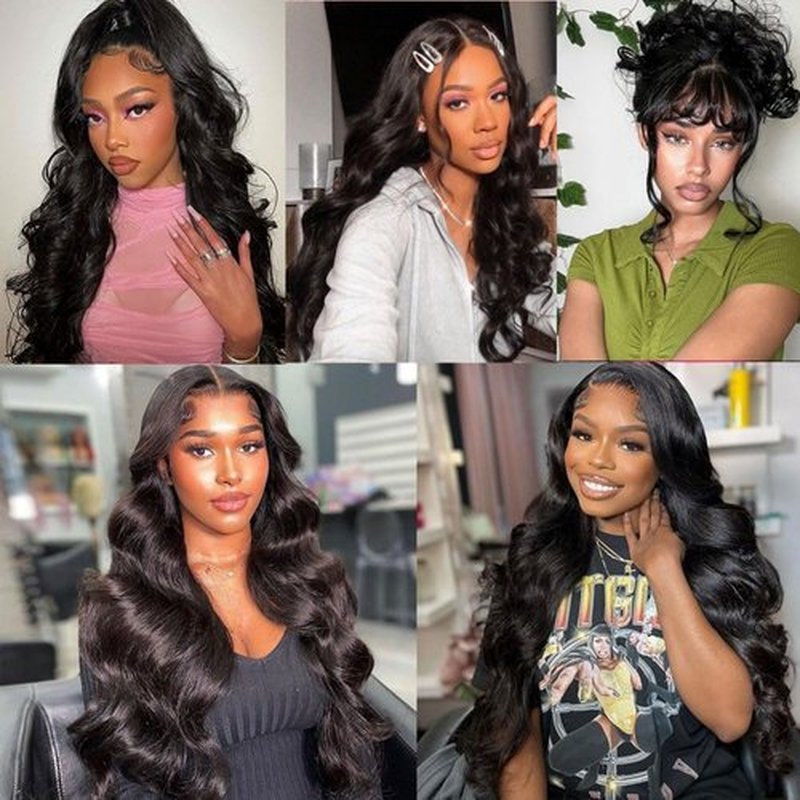 Bundles Human Hair Body Wave Human Hair Bundles 18 20 22 24 Inch Unprocessed Brazilian Virgin Hair Body Wave Bundles Human Hair 4 Bundle Human Hair Extensions Human Hair