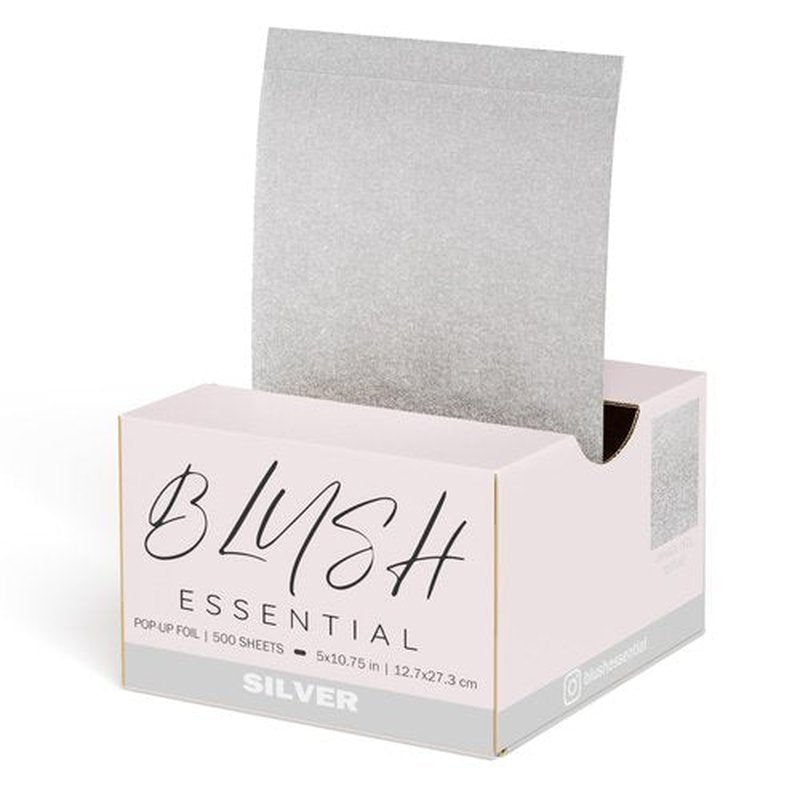 Hair Salon Pop Up Foils, Aluminum Foil Sheets for Highlighting and Coloring, Salon Hair Foils, Orange Peel Texture 5"x10.75", 500 Sheets