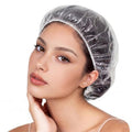 Skiennix 120 PCS Disposable Shower Caps - Large Waterproof Hair Bonnets for Men & Women | Ideal for Spa, Travel & Treatments (18.1")