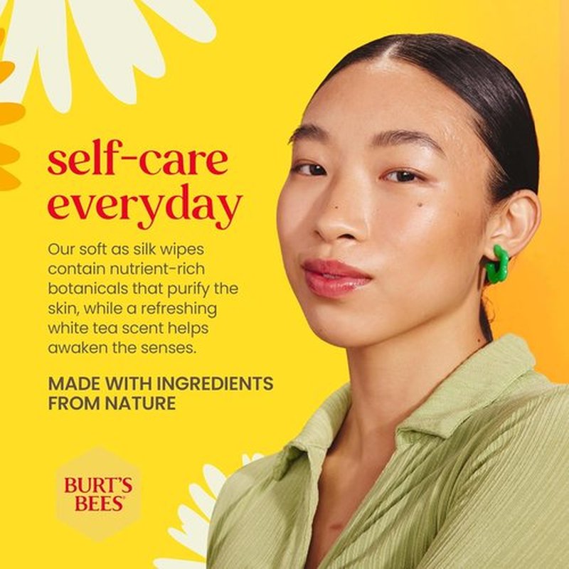 Burt's Bees Face Wipes - Hydrating Makeup Remover for All Skin Types | 30 Count (3-Pack)