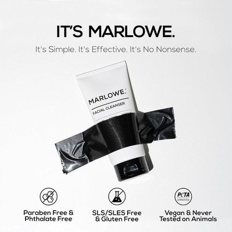 Marlowe. No. 121 Facial Cleanser - Daily Men's Face Wash with Natural Extracts & Antioxidants, 6 oz