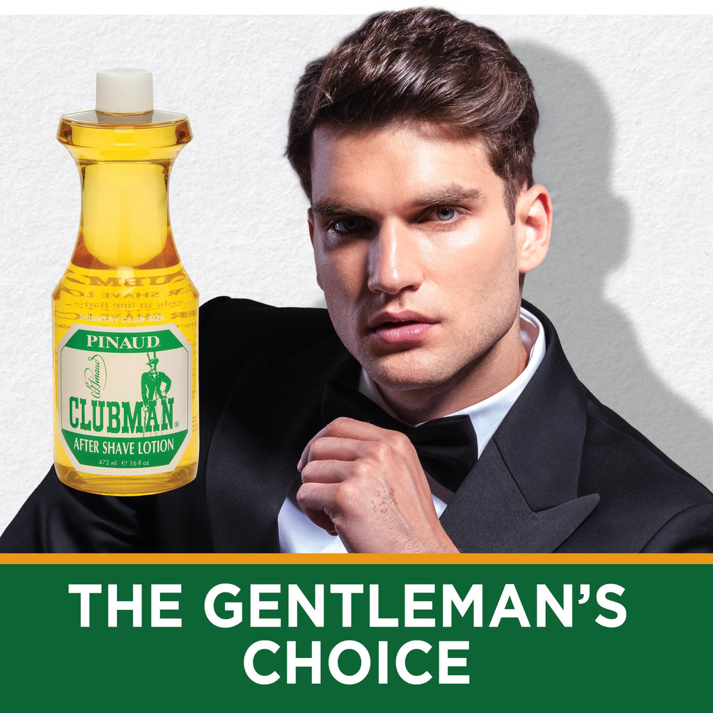 Clubman Pinaud After Shave Lotion, Soothes Skin After Shaving with Masculine Fragrance, 16 Oz