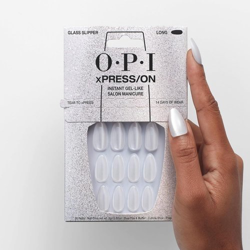 OPI Press-On Nails - Professional Nail Art Kit with Short Round, Long Almond & Coffin Shapes