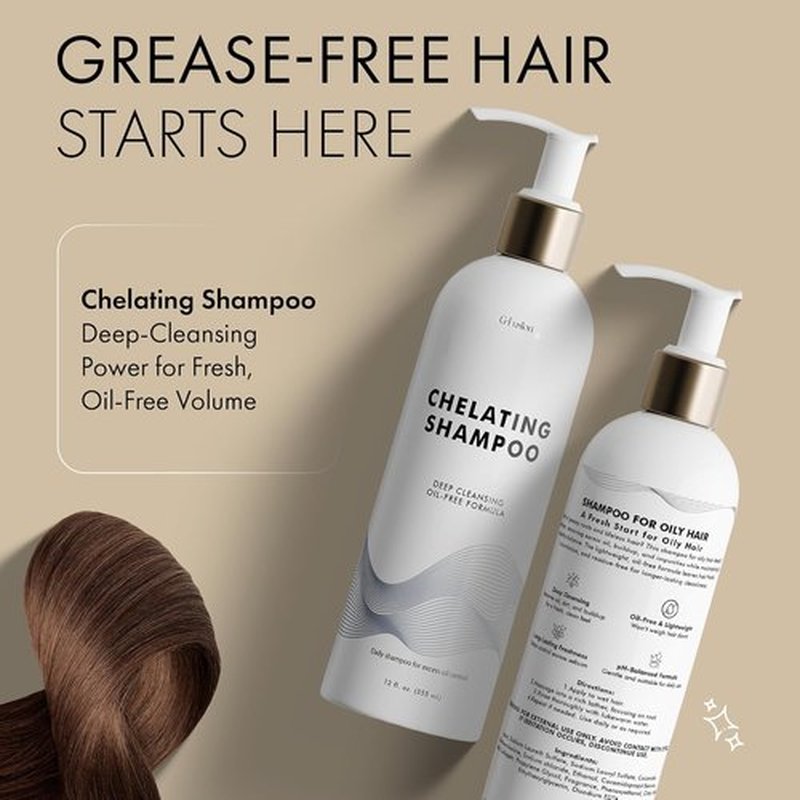 **Regine Switzerland Chelating Shampoo - Deep Cleansing for Oily Hair & Scalp - 12 Fl Oz (355 ML)**
