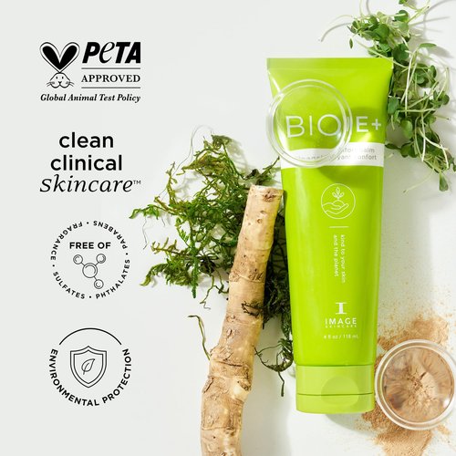 IMAGE Skincare, BIOME+ Cleansing Comfort Balm, Microbiome Friendly Gentle Cleanser, Reduces Moisture Loss, 4 fl oz