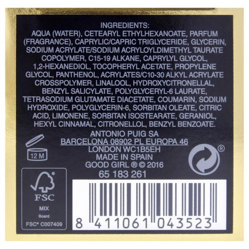 Good Girl by Carolina Herrera for Women - 6.8 oz Body Lotion