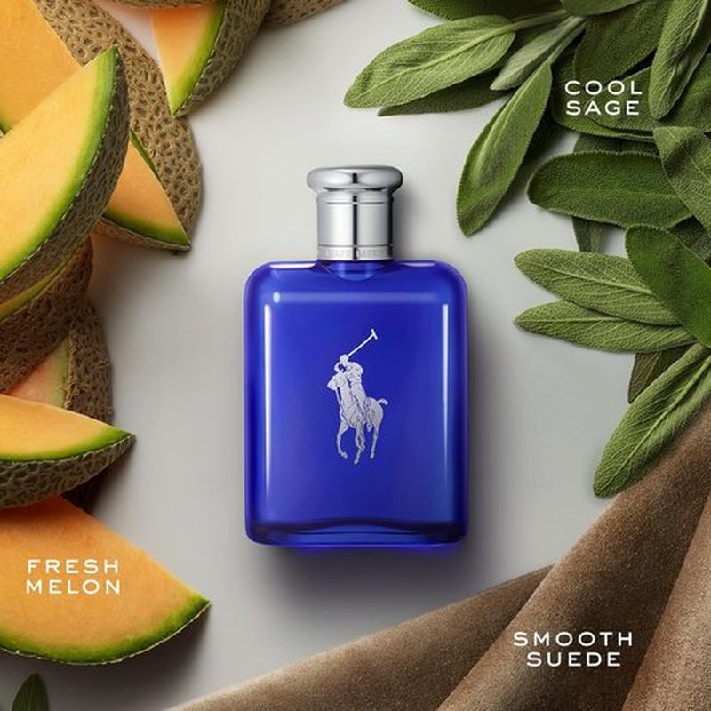 Ralph Lauren Fragrances - Polo Blue Eau de Toilette - Refreshing Men's Cologne Set - 2.5 Fl Oz Bottle & 5.1 Fl Oz Refill