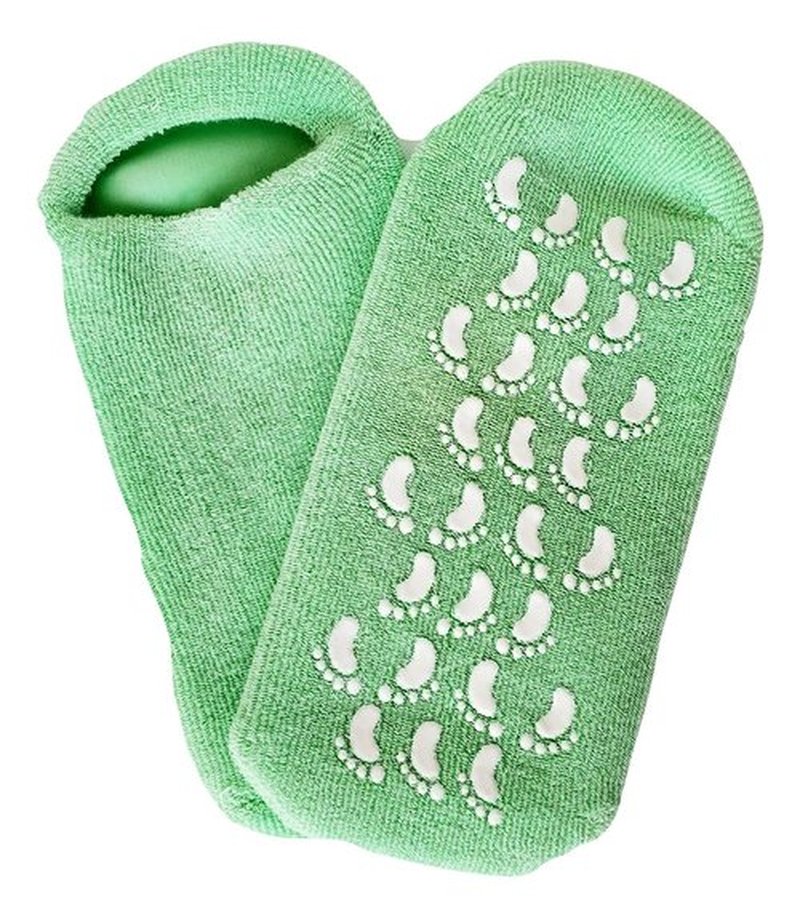 RUCCI Moisturizing Gel Booties, Assorted colors (Pink/Green/Purple), 2 count