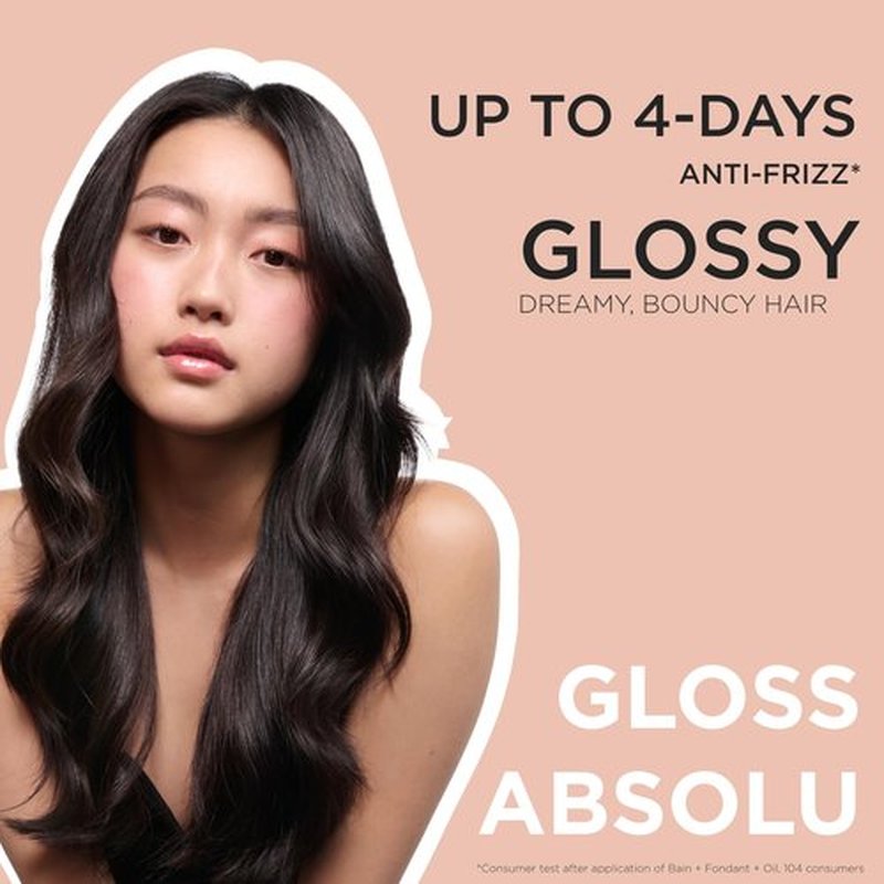 Kerastase Gloss Absolu High-Shine Anti-Frizz Shampoo - Cleanses & Reveals Ultimate Shine, for Glossy & Bouncy Hair, 8.45 Fl Oz