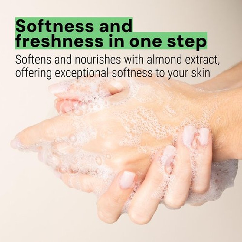 Panier des Sens - Moisturizing Liquid Hand Soap - Almond Hand Wash - French Marseille Soap with Coconut Oil - Refillable Kitchen & Bathroom Hand Soap - 96% Natural Ingredients -16.9 Fl.oz