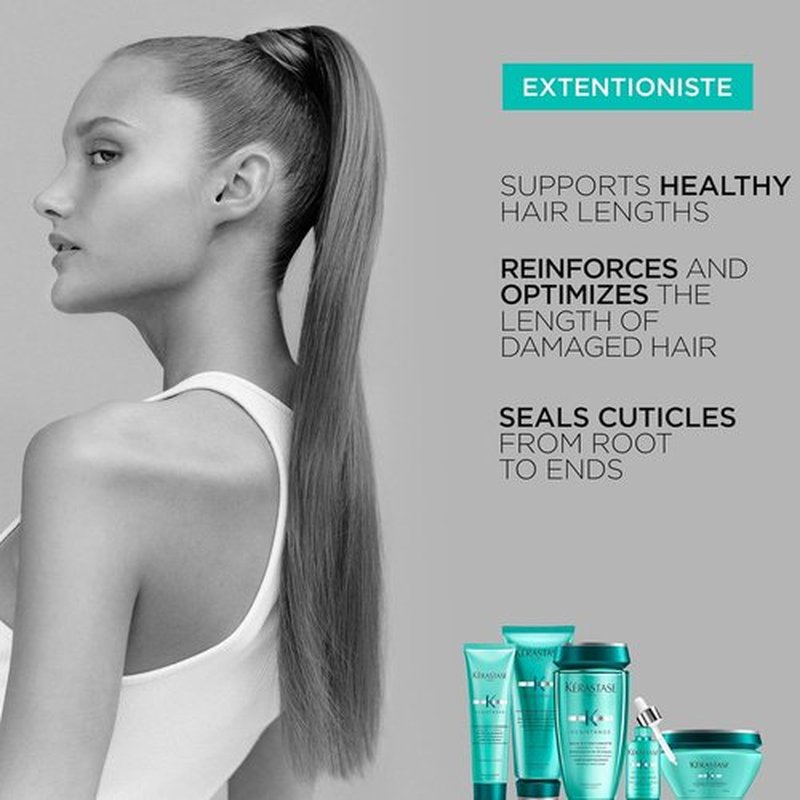 Kerastase Resistance Bain Extentioniste Shampoo - Strengthening Formula for Damaged Hair | Protects Length and Scalp