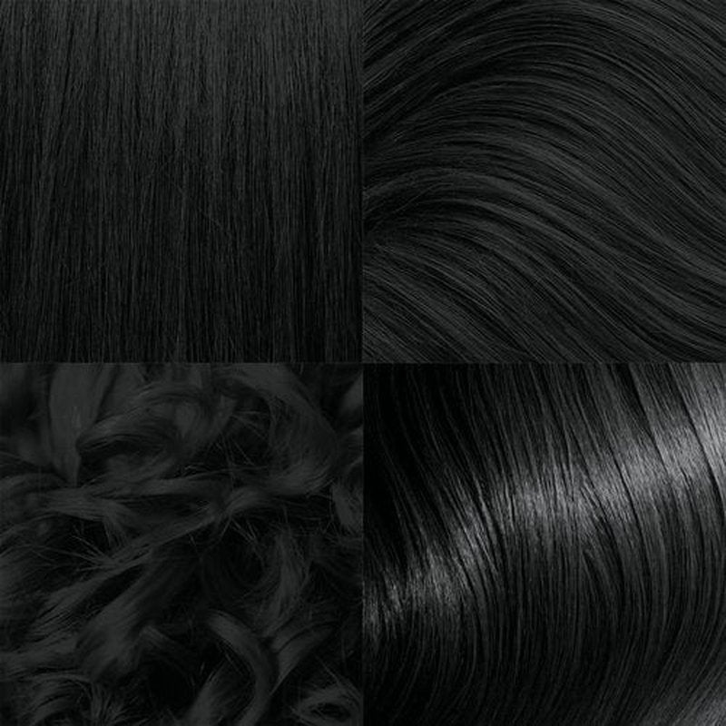 Bondbar 1N Black Hair Color - Vegan Permanent Creme Dye with Built-In Bonding, 2.05 Oz