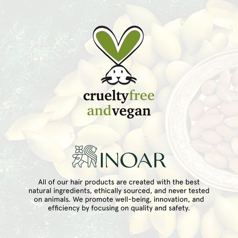 INOAR Argan Oil Combing Cream Creme de Pentear with Jojoba & Cocoa Butter for Deep Hydration & Smoothing, 17.6 Fl Oz