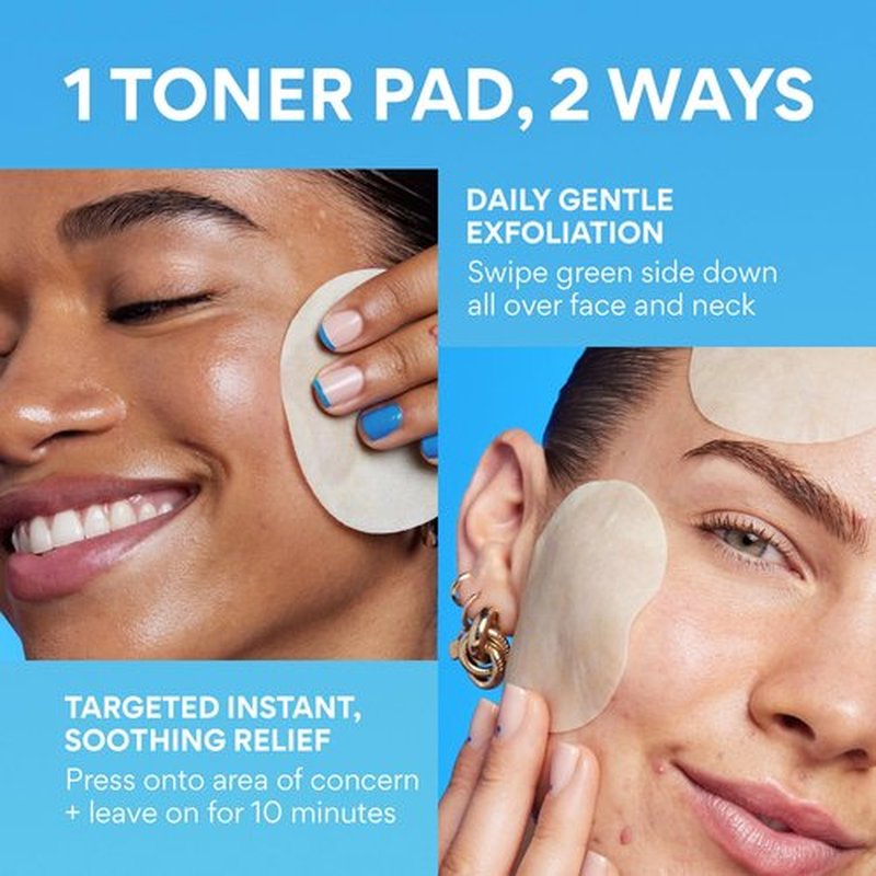 innisfree Daily Gentle Retinol Salicylic Toner Pads, Korean Sheet Mask Pads for Acne-Prone Skin Care
